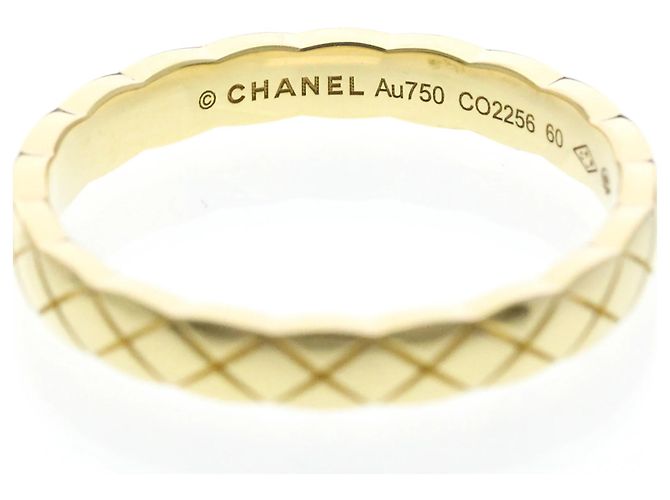 Anillo Chanel Coco Crush Mini Model Dorado - vista 5