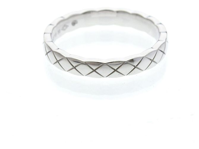 Chanel Coco Crush Mini Ring aus 18K Weißgold Silber - Ansicht 4