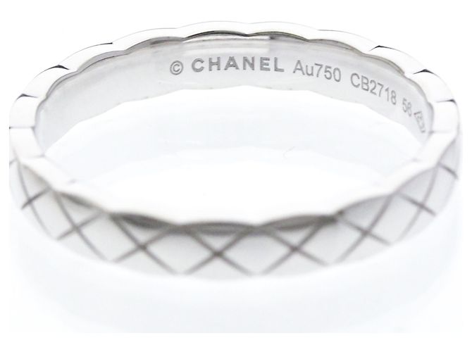 Chanel Coco Crush Mini Ring aus 18K Weißgold Silber - Ansicht 5