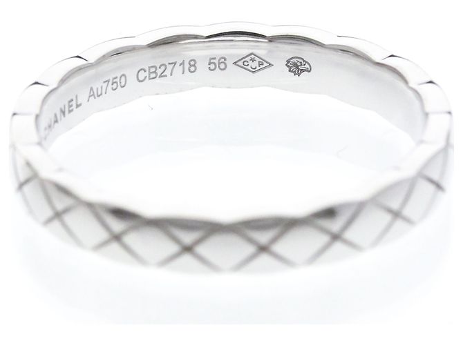 Chanel Coco Crush Mini Ring aus 18K Weißgold Silber - Ansicht 6