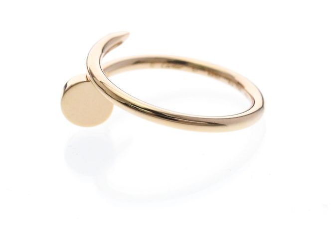 Anello Juste Un Clou SM in oro rosa Cartier D'oro - vista 2