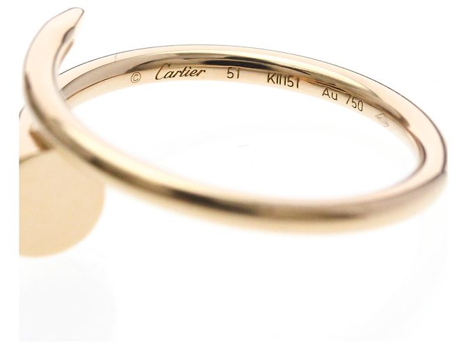 Anello Juste Un Clou SM in oro rosa Cartier D'oro - vista 6
