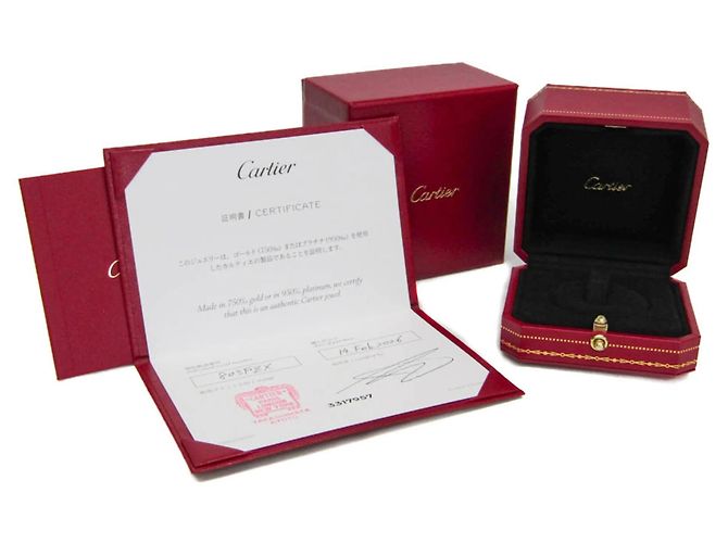 Anello Cartier Trinity 18K Oro Rosa Bianco e Giallo D'oro - vista 9