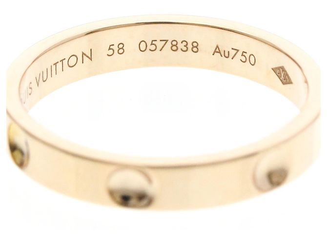 Anello sottile Empreinte Louis Vuitton D'oro - vista 6