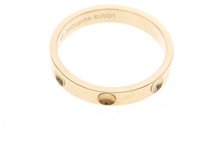 Anello sottile Empreinte Louis Vuitton D'oro - vista 9