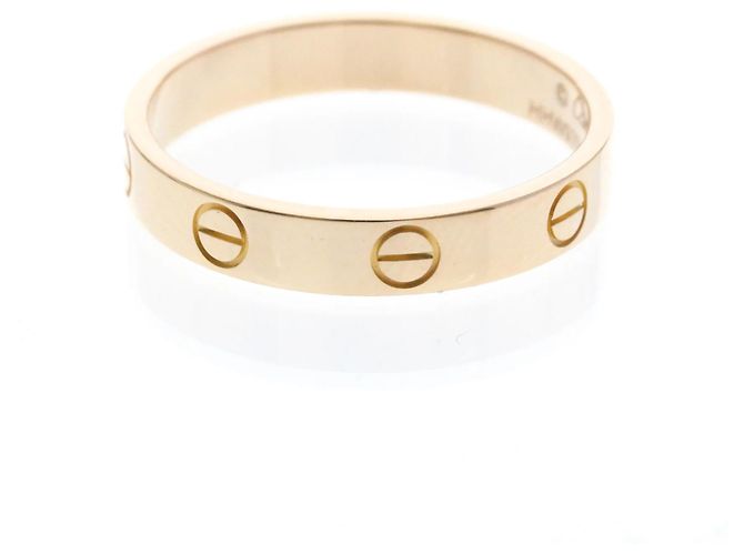 Anello Mini Love di Cartier in oro rosa D'oro - vista 2