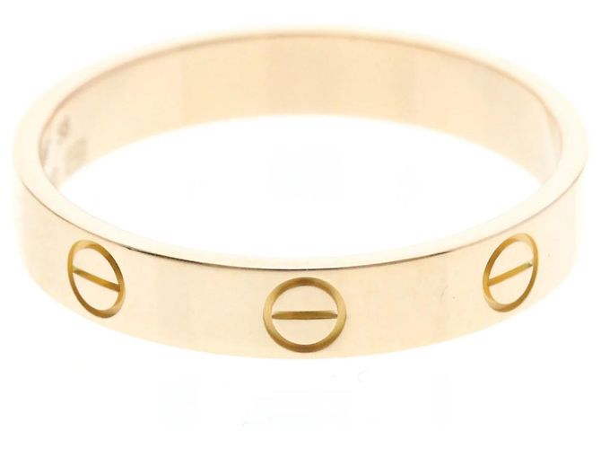 Anello Mini Love di Cartier in oro rosa D'oro - vista 4