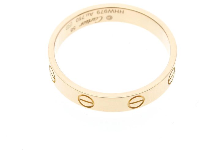 Anello Mini Love di Cartier in oro rosa D'oro - vista 9