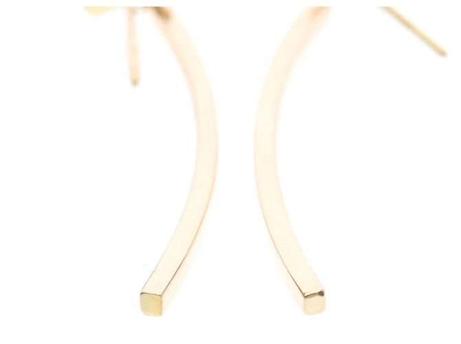 Tiffany & Co Orecchini pendenti Tiffany T Wire Bar in oro rosa D'oro - vista 5