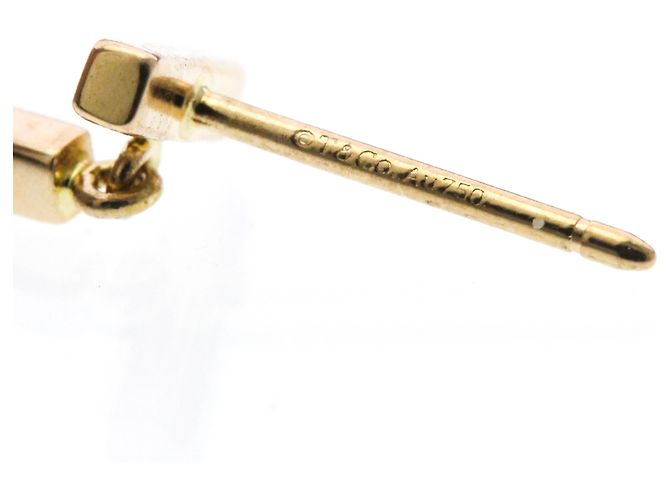 Tiffany & Co Orecchini pendenti Tiffany T Wire Bar in oro rosa D'oro - vista 9