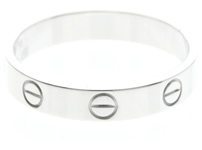 Cartier Mini Love Ring aus 18K Weißgold Silber - Ansicht 4