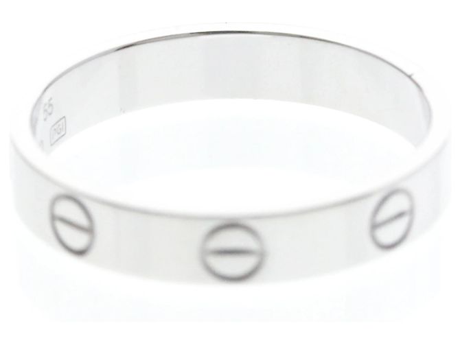 Cartier Mini Love Ring aus 18K Weißgold Silber - Ansicht 8