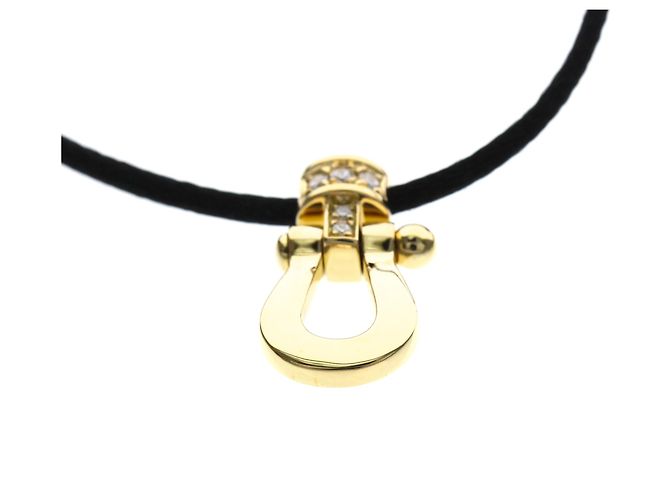 Fred Collana Force 10 in oro giallo 18K con diamante D'oro - vista 4