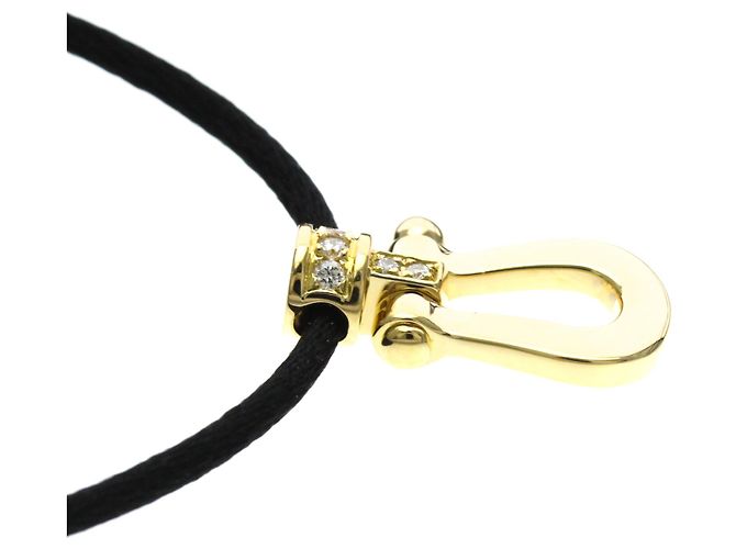 Fred Collana Force 10 in oro giallo 18K con diamante D'oro - vista 5