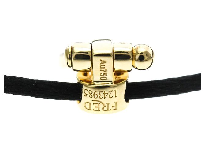Fred Collana Force 10 in oro giallo 18K con diamante D'oro - vista 8