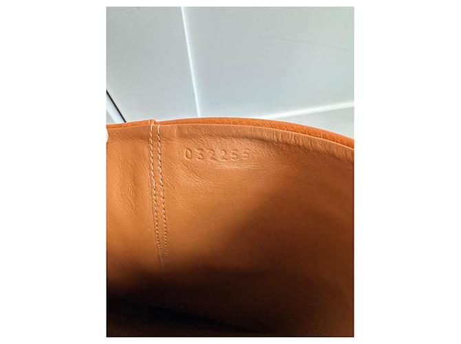 Chloé Edith 75 Botas Altas de Cuero Marrón Castaño - vista 6