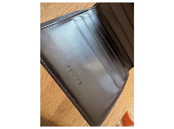 Céline Celine Tri-fold Monogram Coated Canvas Wallet - Brown - view 10