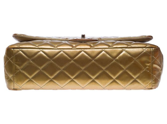 Borsa CHANEL Timeless/Classique in Pelle Oro - 103579 D'oro - vista 10