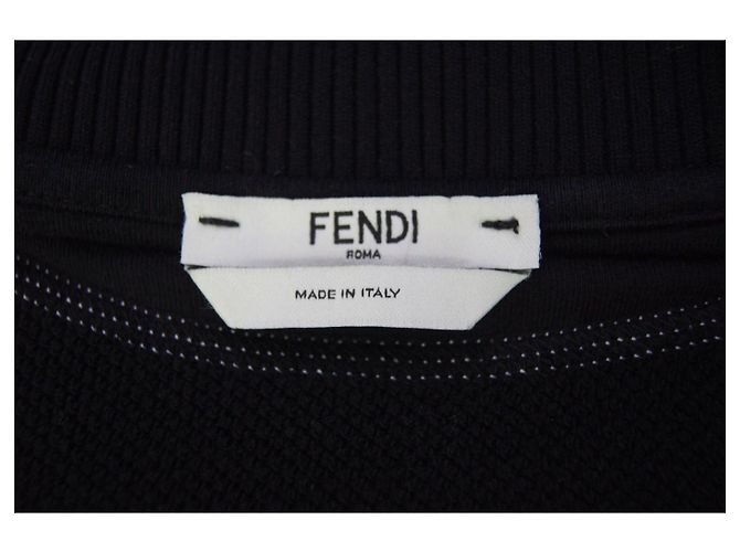 Fendi FF Monogramm Trainingsjacke Braun Schwarz - Ansicht 4