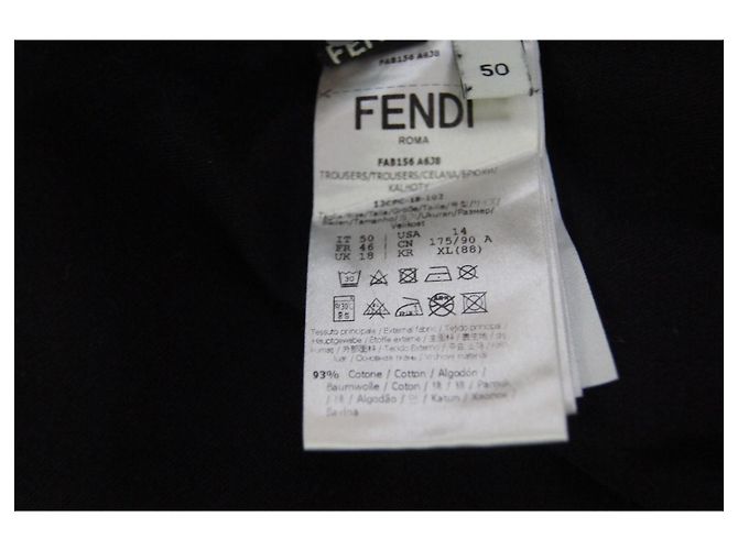 Fendi FF Monogramm Trainingsjacke Braun Schwarz - Ansicht 7