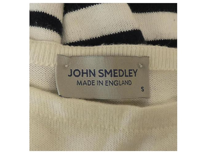 Autre Marque Top de punto John Smedley Blanco - vista 3