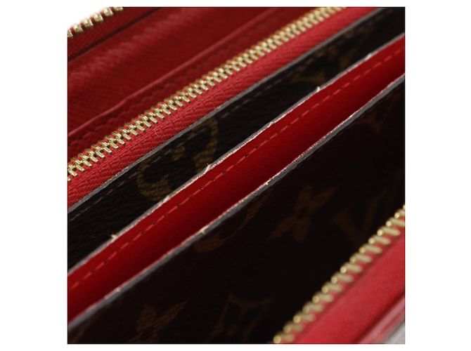 Cartera Louis Vuitton Zippy Monogram Long Castaño - vista 16
