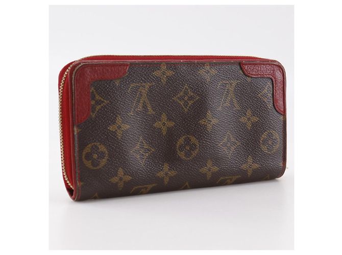 Cartera Louis Vuitton Zippy Monogram Long Castaño - vista 3