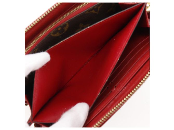 Cartera Louis Vuitton Zippy Monogram Long Castaño - vista 8