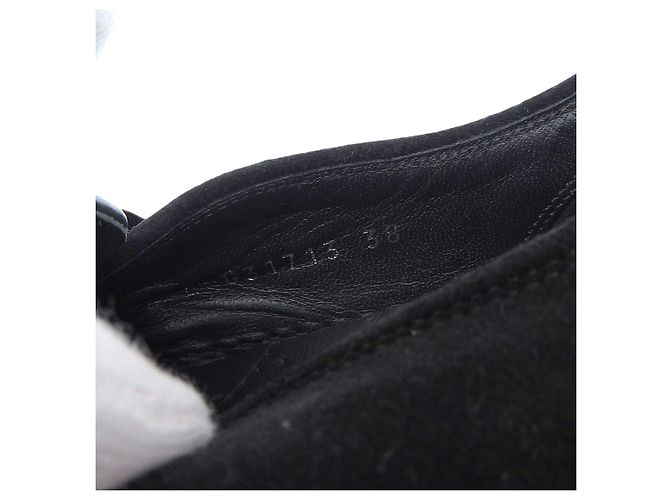 Timeless Scarpe slip-on in tweed Chanel Nero - vista 7