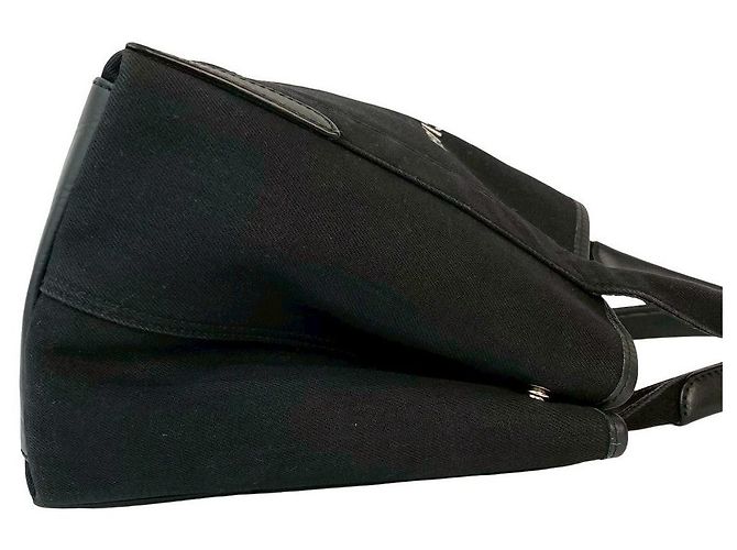 Everyday Balenciaga Navy Cabas Leder-Tote-Bag Schwarz - Ansicht 7