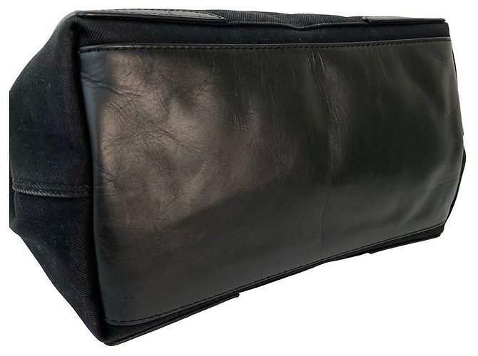 Everyday Balenciaga Navy Cabas Leder-Tote-Bag Schwarz - Ansicht 8