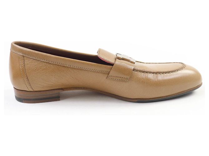 Hermès Hermes Constance Leder Loafer Beige - Ansicht 5