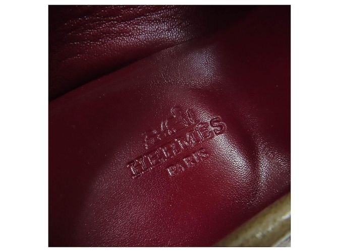 Hermès Hermes Constance Leder Loafer Beige - Ansicht 9