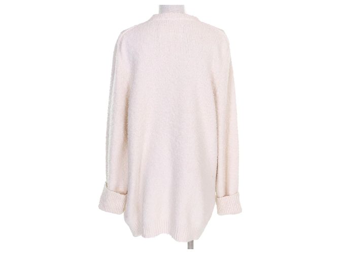 Maison Martin Margiela Maison Margiela 4 4-Stitch Rundhals Strickpullover Beige Roh - Ansicht 3