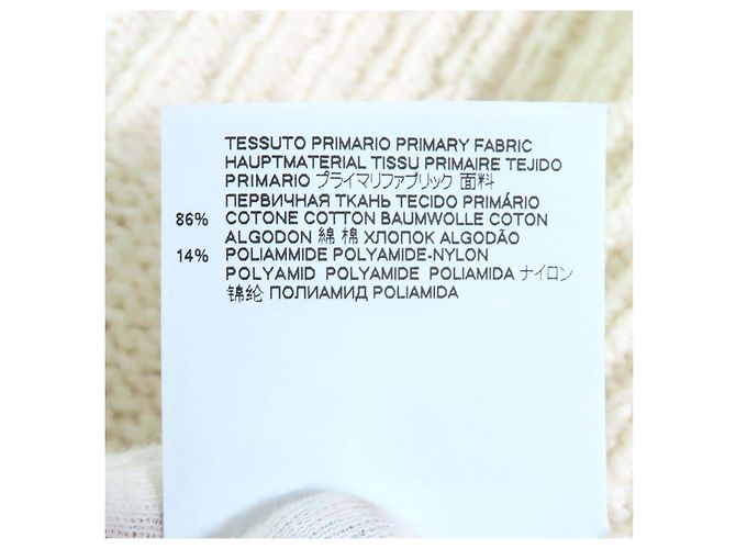 Maison Martin Margiela Maison Margiela 4 4-Stitch Rundhals Strickpullover Beige Roh - Ansicht 8