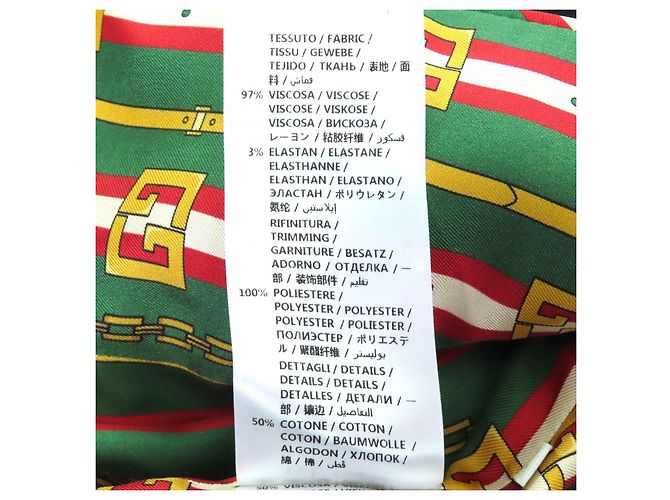 Chaqueta entallada Gucci Chaqueta de seda Negro Blanco Roja - vista 10