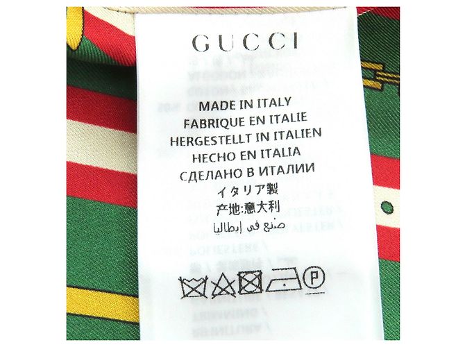 Chaqueta entallada Gucci Chaqueta de seda Negro Blanco Roja - vista 9