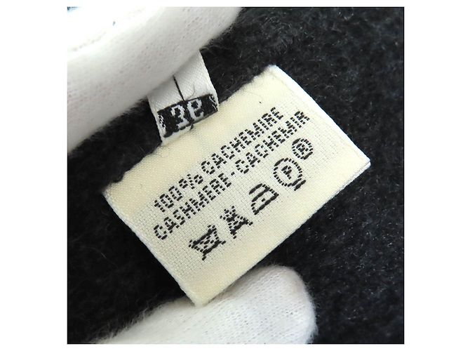 Hermès Abrigo de cachemira Chester Hermes Gris Gris antracita - vista 10