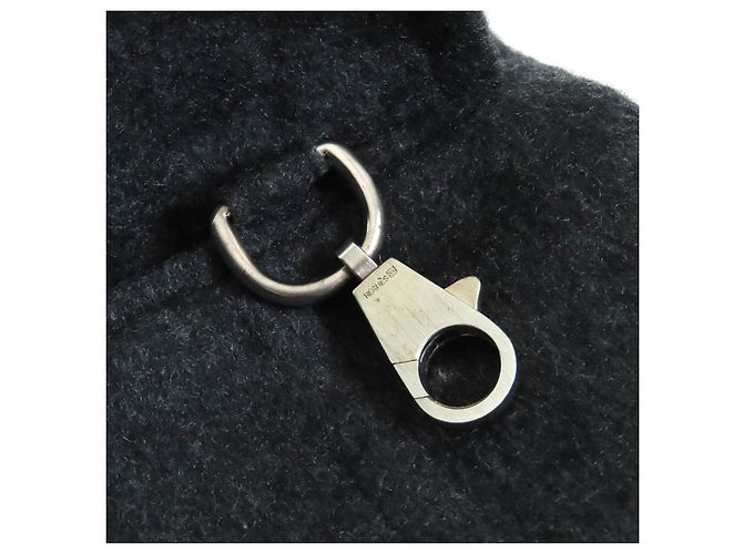 Hermès Abrigo de cachemira Chester Hermes Gris Gris antracita - vista 6