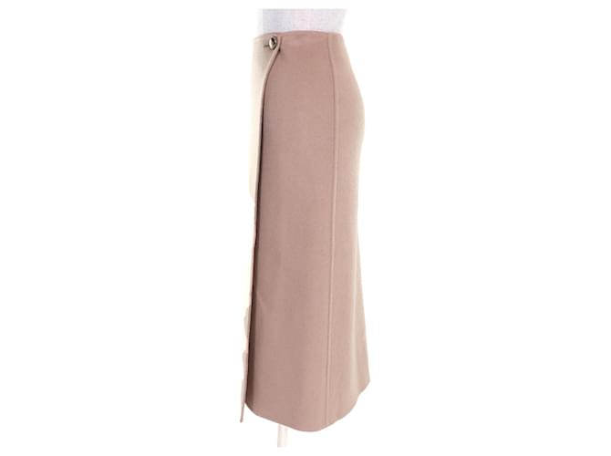Falda de cachemira Prada Beige - vista 2