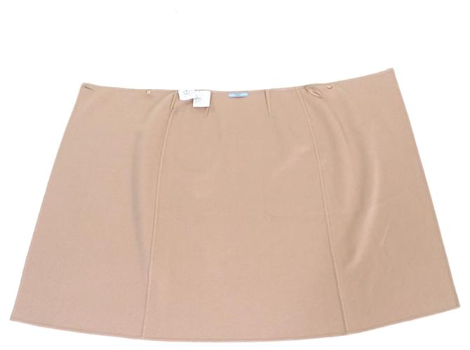 Falda de cachemira Prada Beige - vista 4