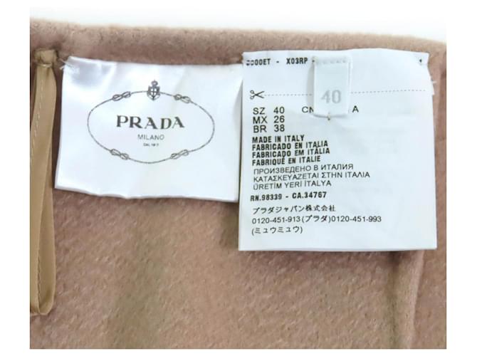 Falda de cachemira Prada Beige - vista 7