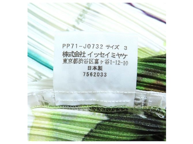 Issey Miyake Strickjacke PLEATS PLEASE Marine Life Weiß Mehrfarben - Ansicht 7