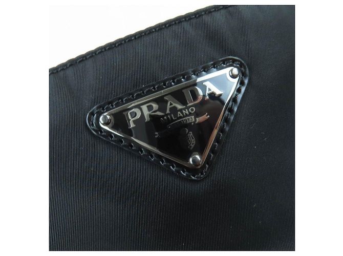 Prada Re-Nylon Lederstiefel Schwarz - Ansicht 8