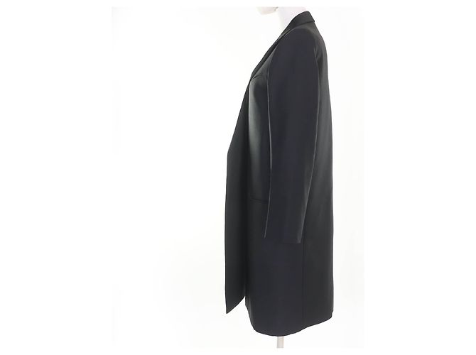 Céline Abrigo de lana Chesterfield Celine Negro - vista 2