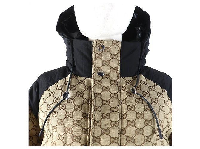 Chaqueta 2way en lona GG Down Gucci Beige - vista 5