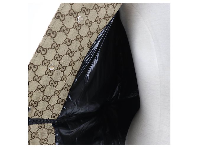 Chaqueta 2way en lona GG Down Gucci Beige - vista 6