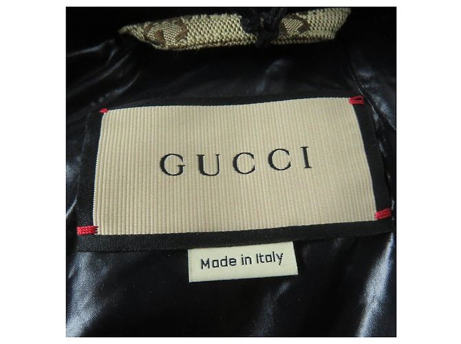 Chaqueta 2way en lona GG Down Gucci Beige - vista 8