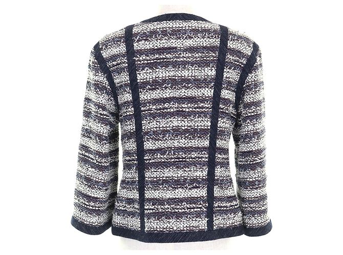 Timeless Chaqueta Chanel P45580V33648 de algodón sin cuello Multicolor - vista 3