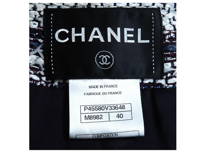 Timeless Chaqueta Chanel P45580V33648 de algodón sin cuello Multicolor - vista 8